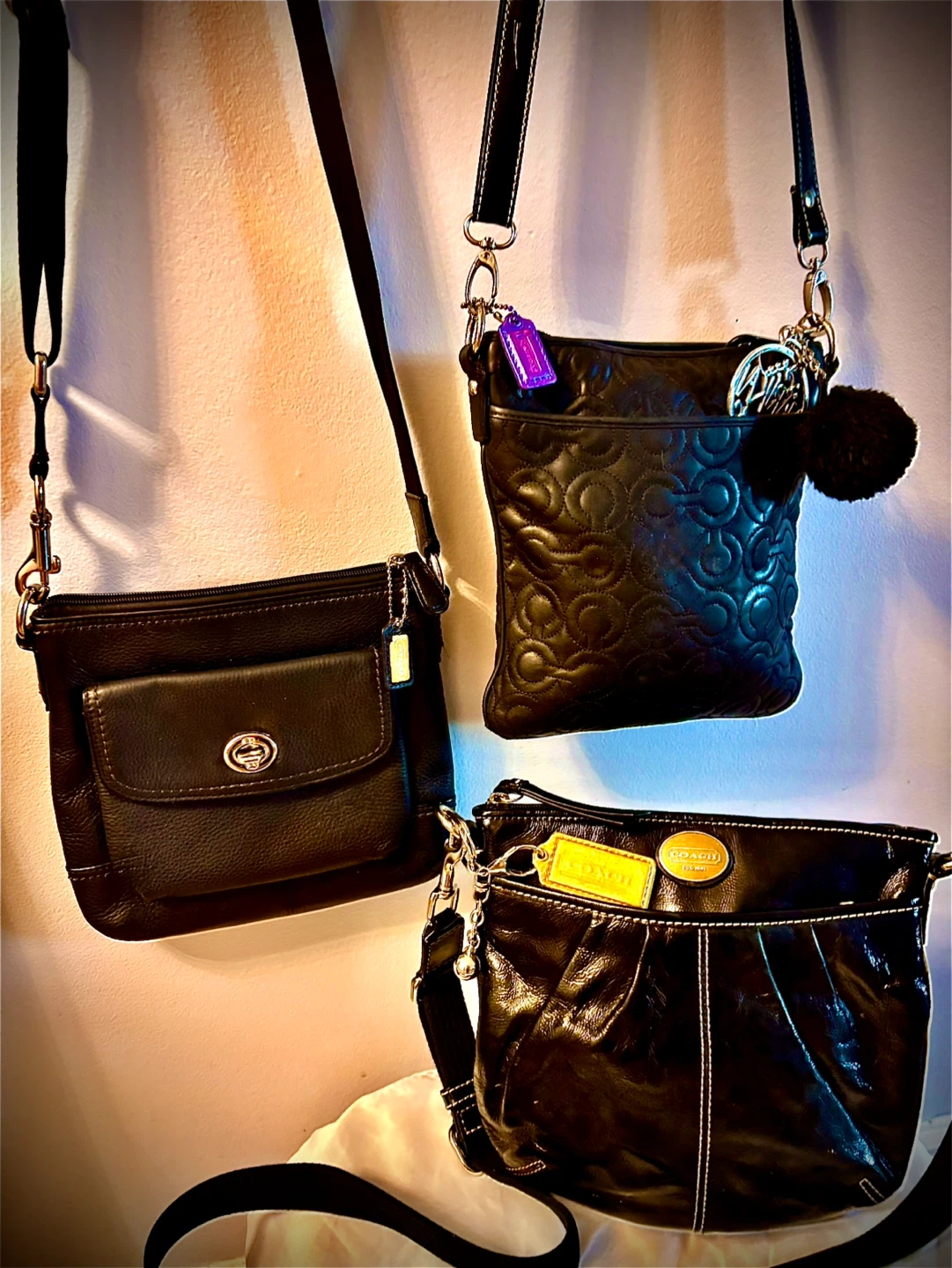 Take all 3 vintage coach crossbody for only $50!! Must GO today!