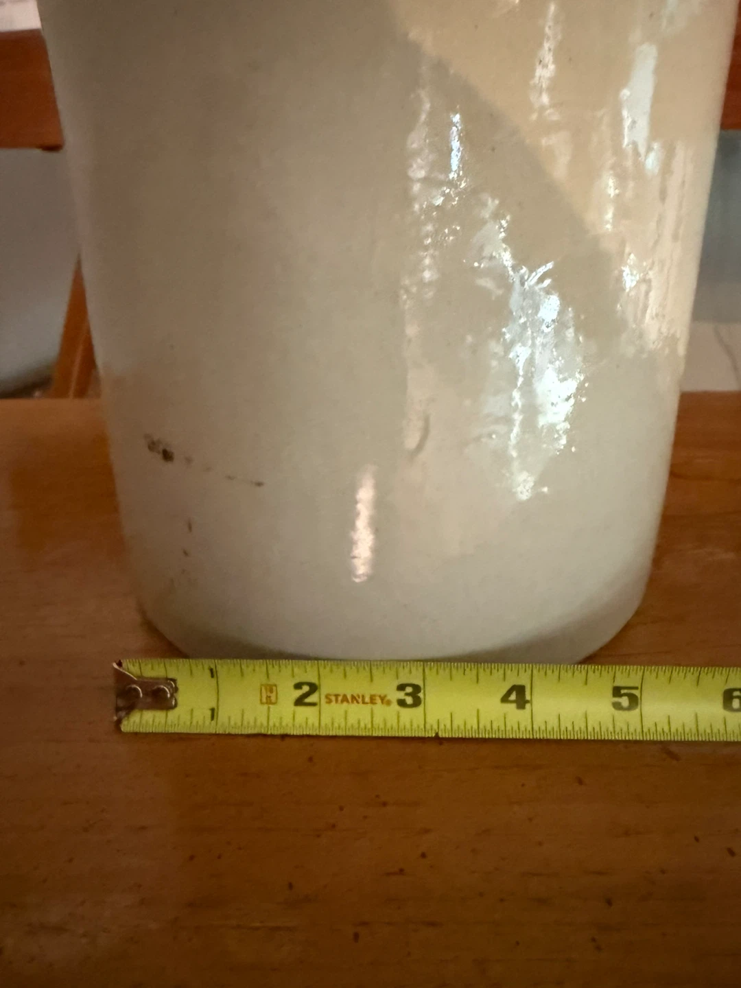 Vintage Crock Jug with Cork Stopper - photo 2