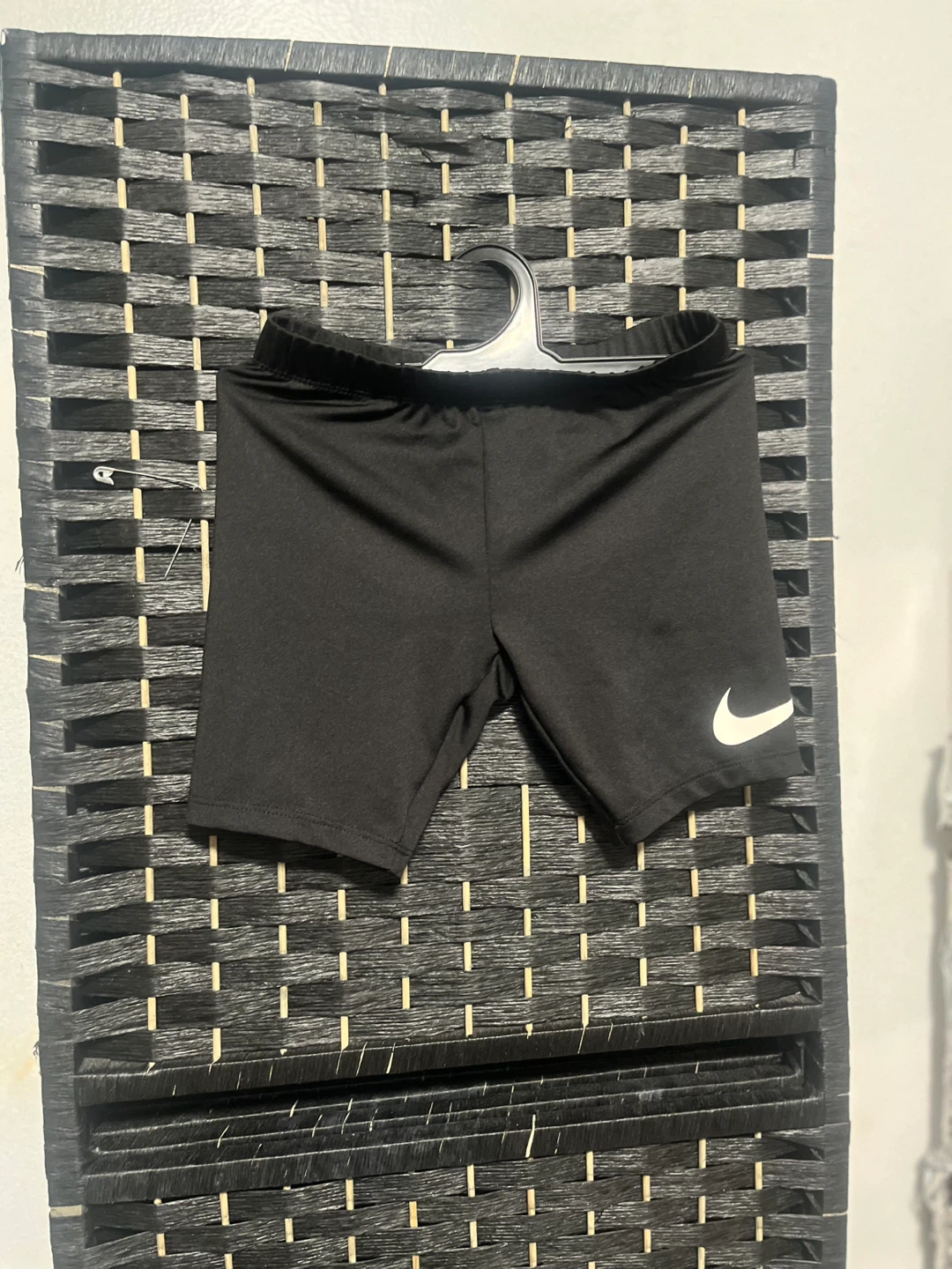 Nike Black Athletic Shorts 6-7 kids
