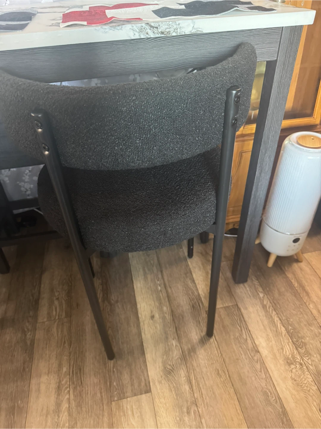 two brand new counter height, black chairs, solid - photo 2