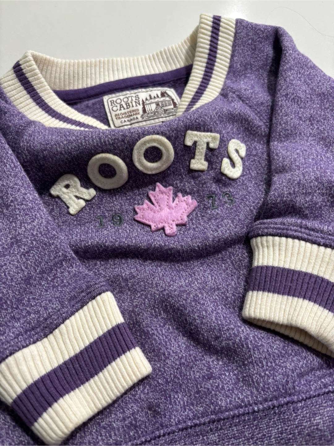 Roots Cabin Purple Sweatshirt 0-3M - photo 4