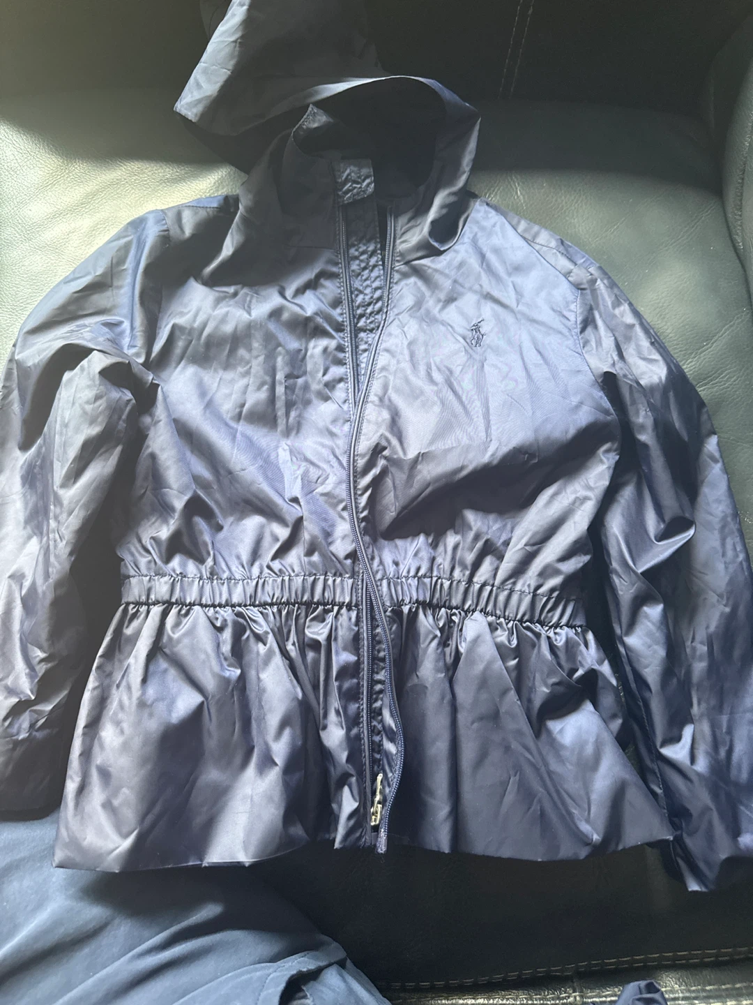 Navy Blue Polo Ralph Lauren Hooded Jacket 4T