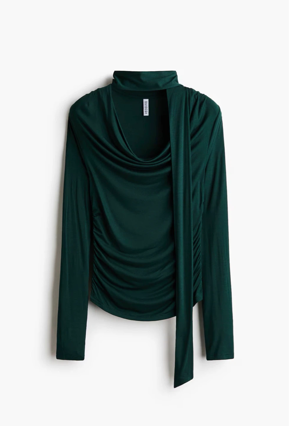 Free- Long Sleeve Top with Scarf Detail - photo 4