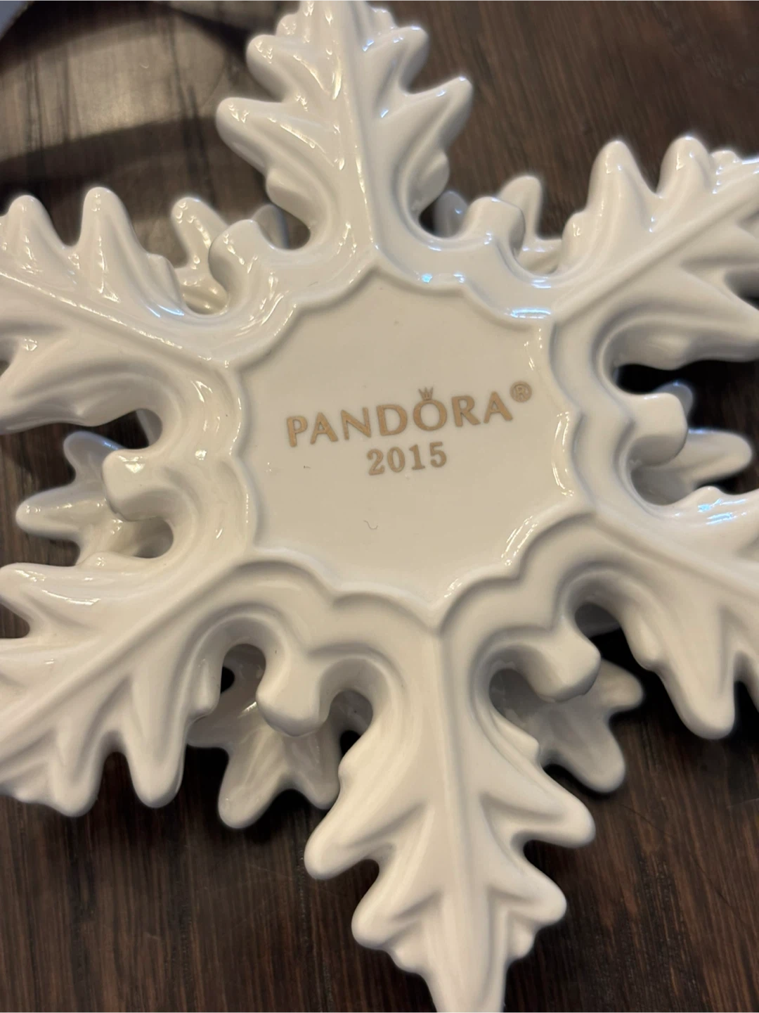 Pandora Collectable 2015 Snowflake Christmas Ornament - photo 3