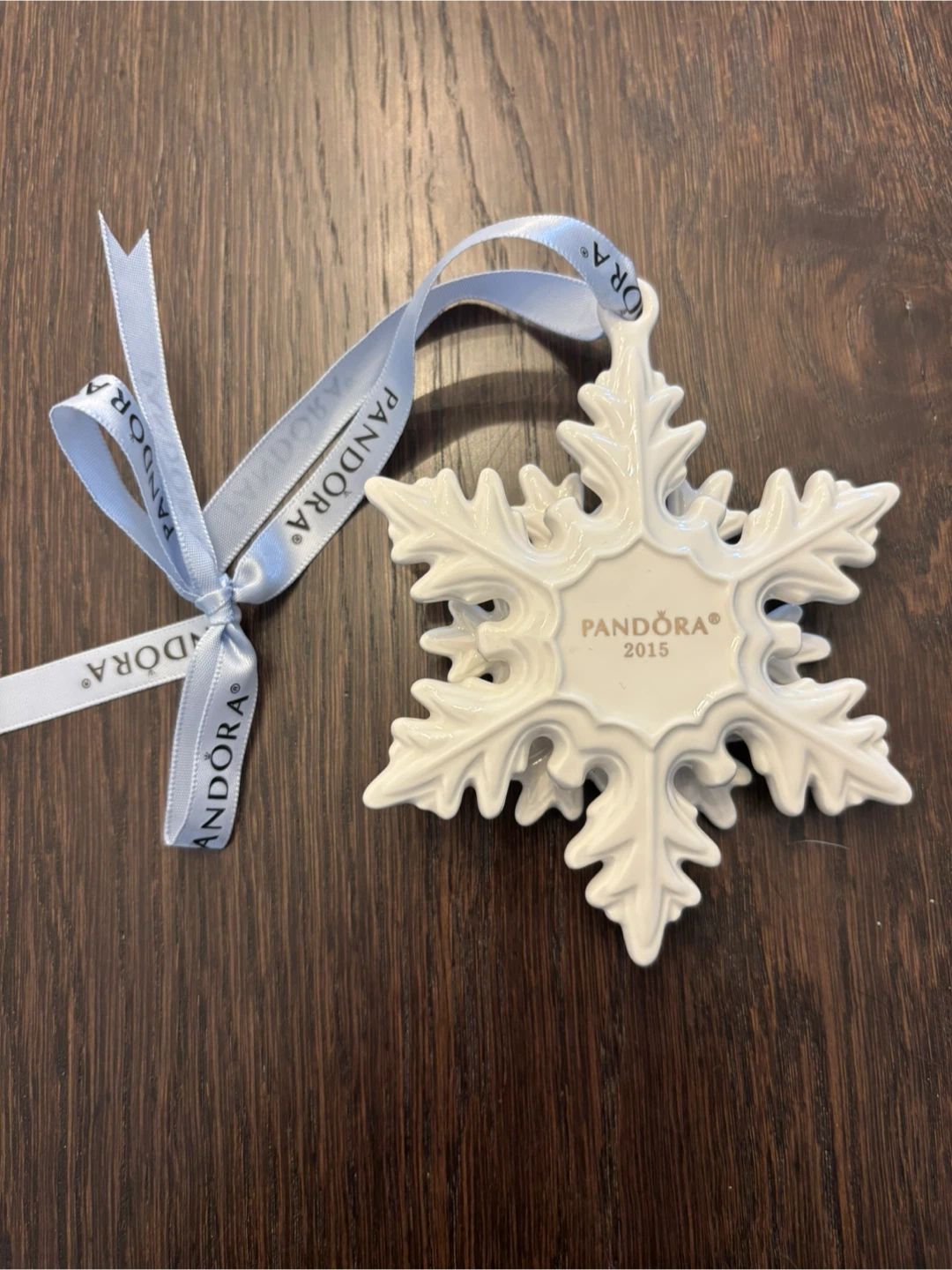 Pandora Collectable 2015 Snowflake Christmas Ornament - photo 4