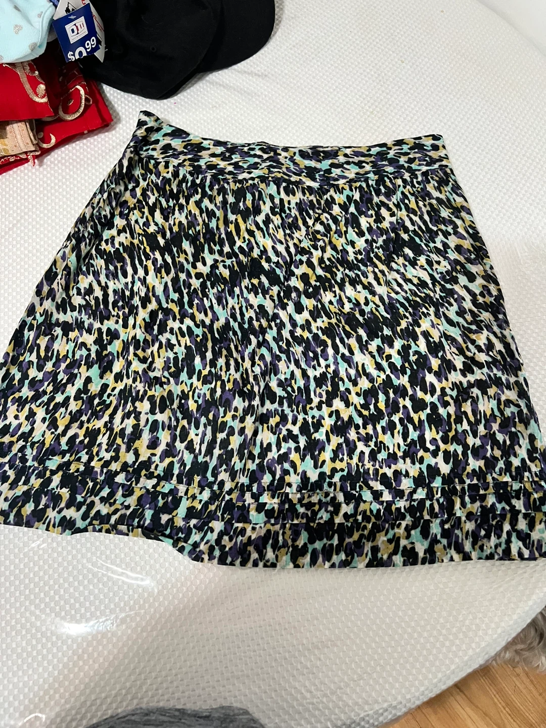 LOFT Ann Taylor Leopard Print A-Line Skirt Size 2 - photo 2