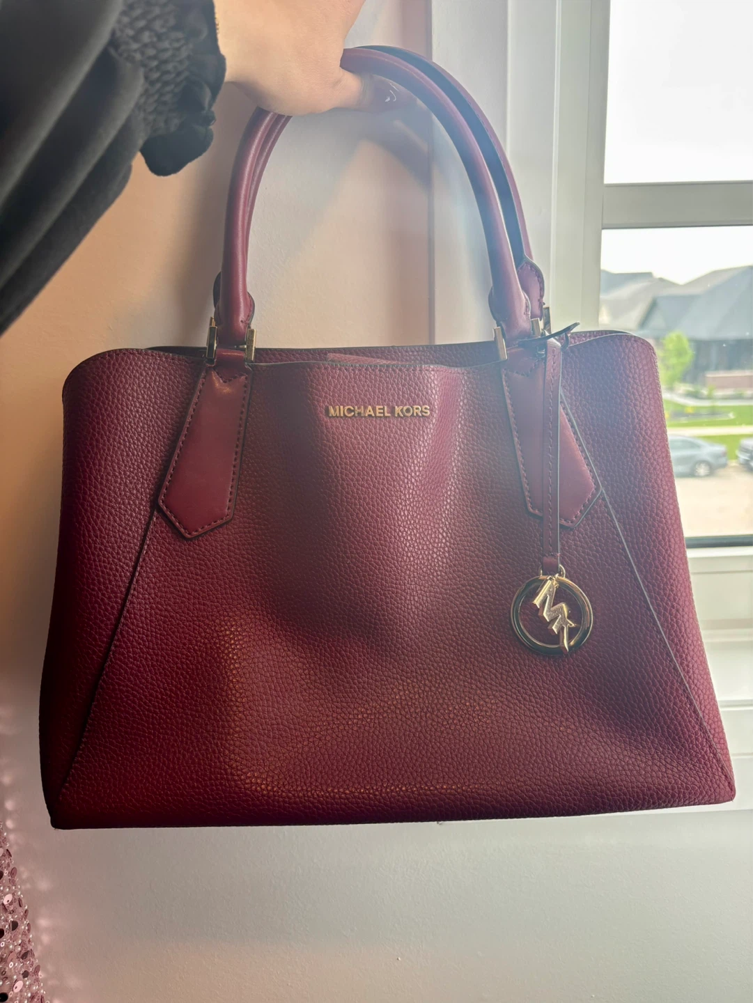 Michael Kors Tote Bag - Burgundy