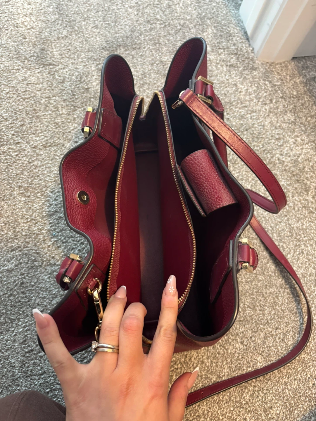 Michael Kors Tote Bag - Burgundy - photo 4