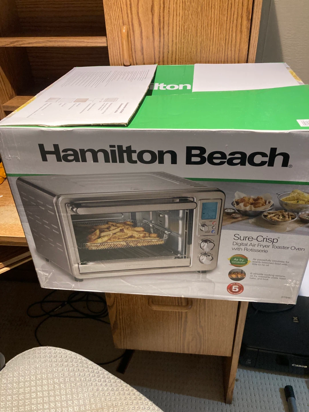 Hamilton Beach Sure-Crisp Digital Air Fryer Toaster Oven