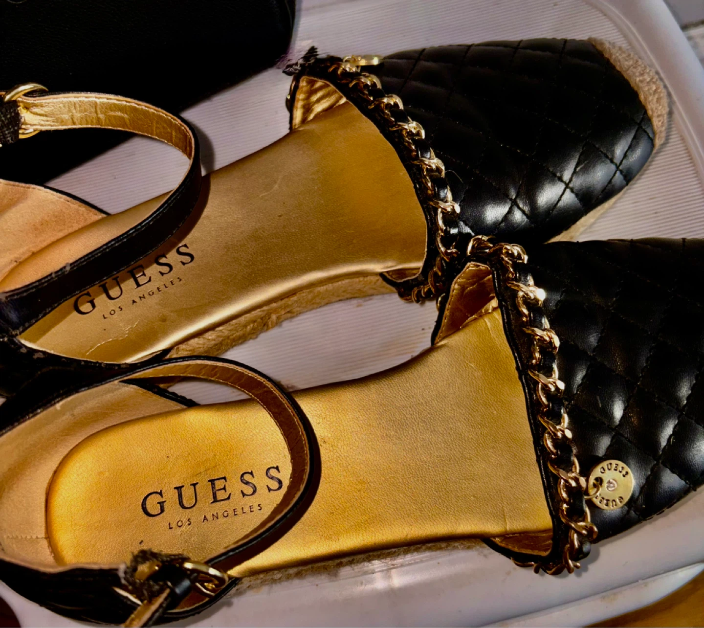 Take all 3 GUESS sandals and 2 crossbody for $35!! - photo 3