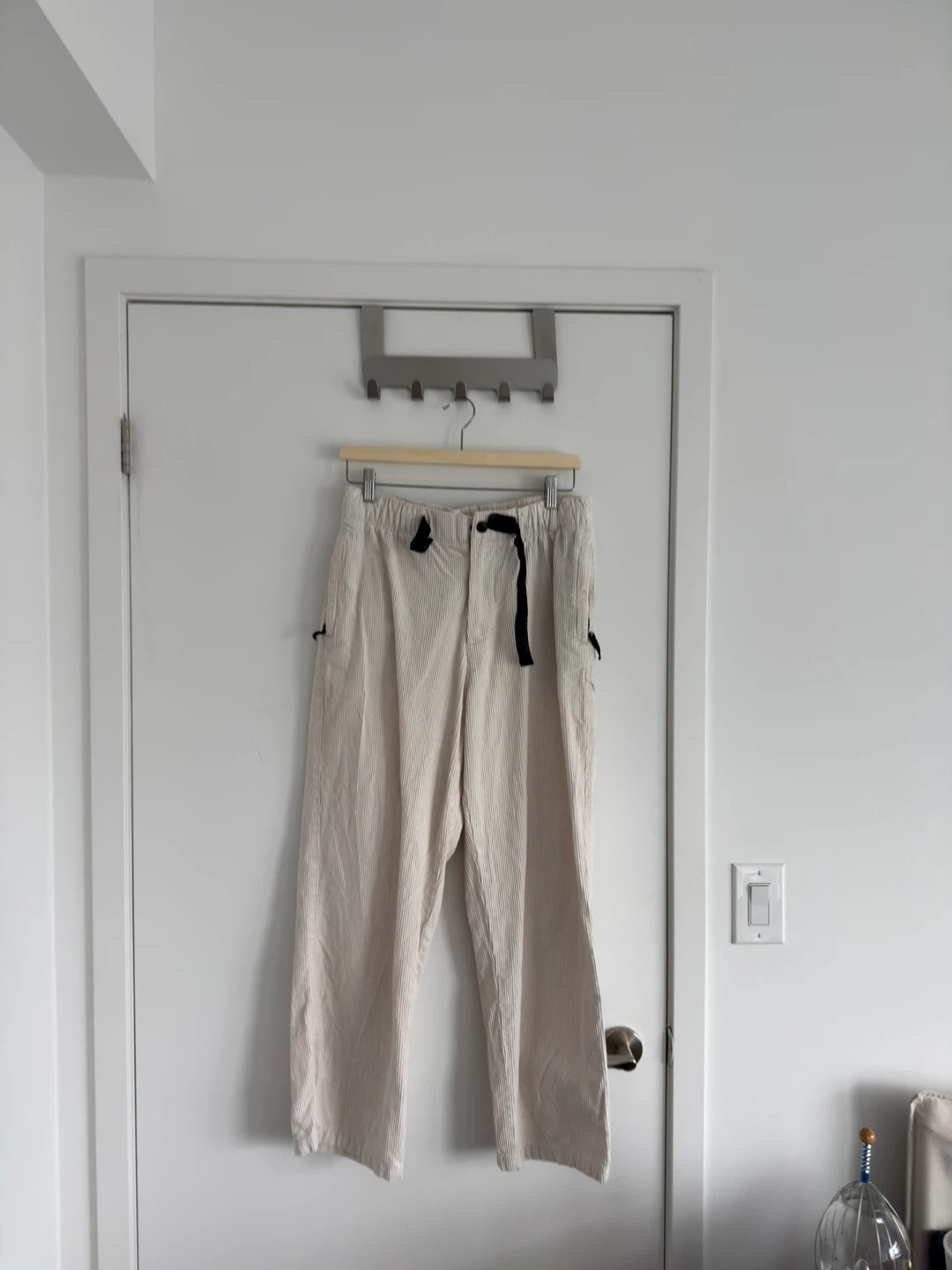 Cream Corduroy Pants