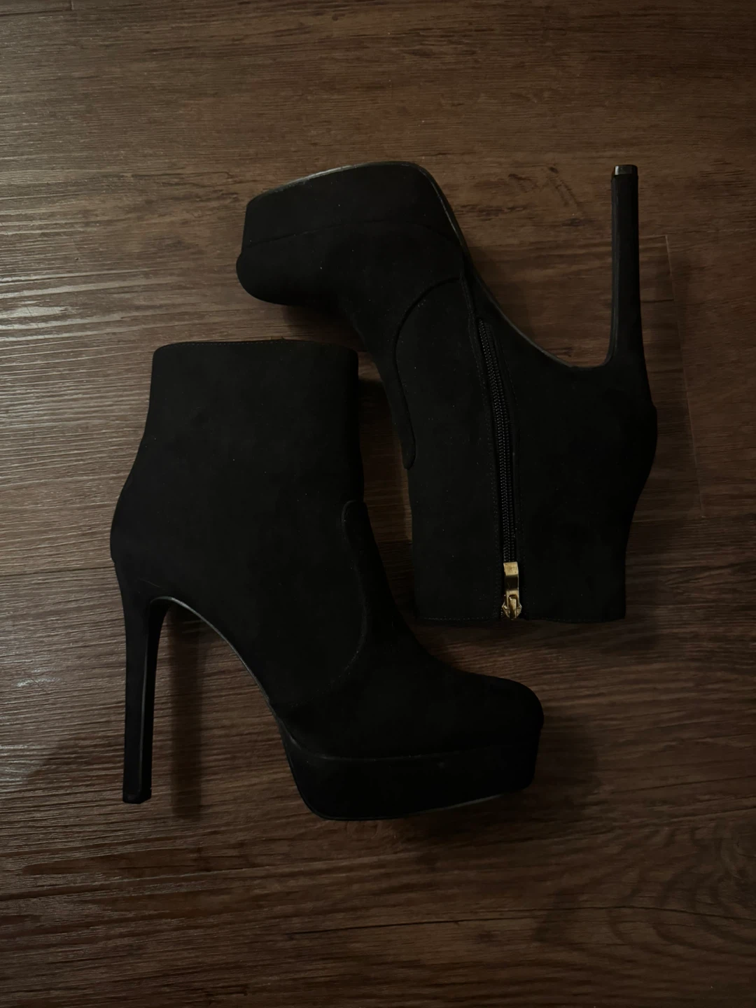 Black Stiletto Heels - Size 8 - READ DESCRIPTION - photo 2