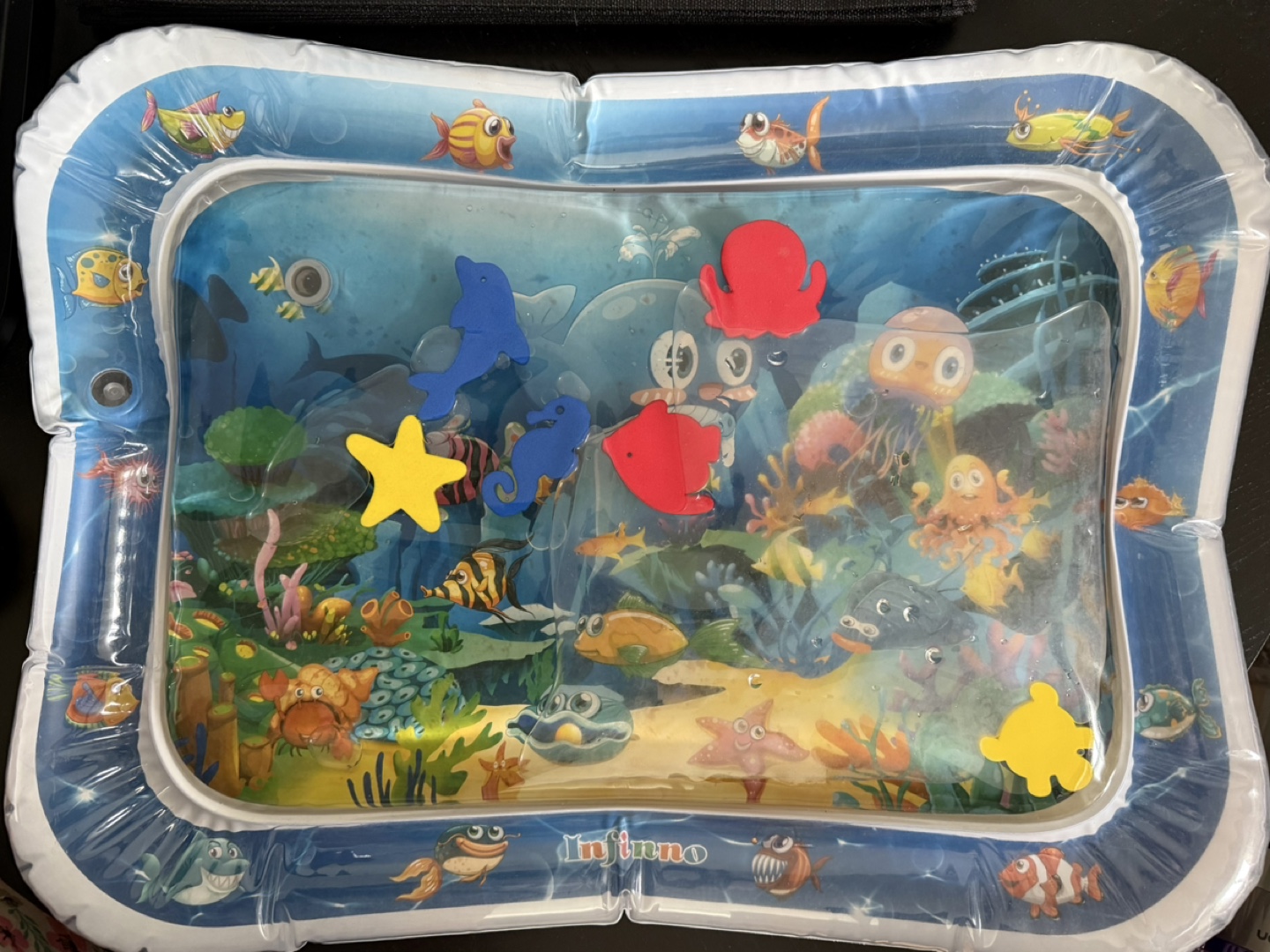 Infinno Inflatable Tummy Time Water Play Mat - photo 2
