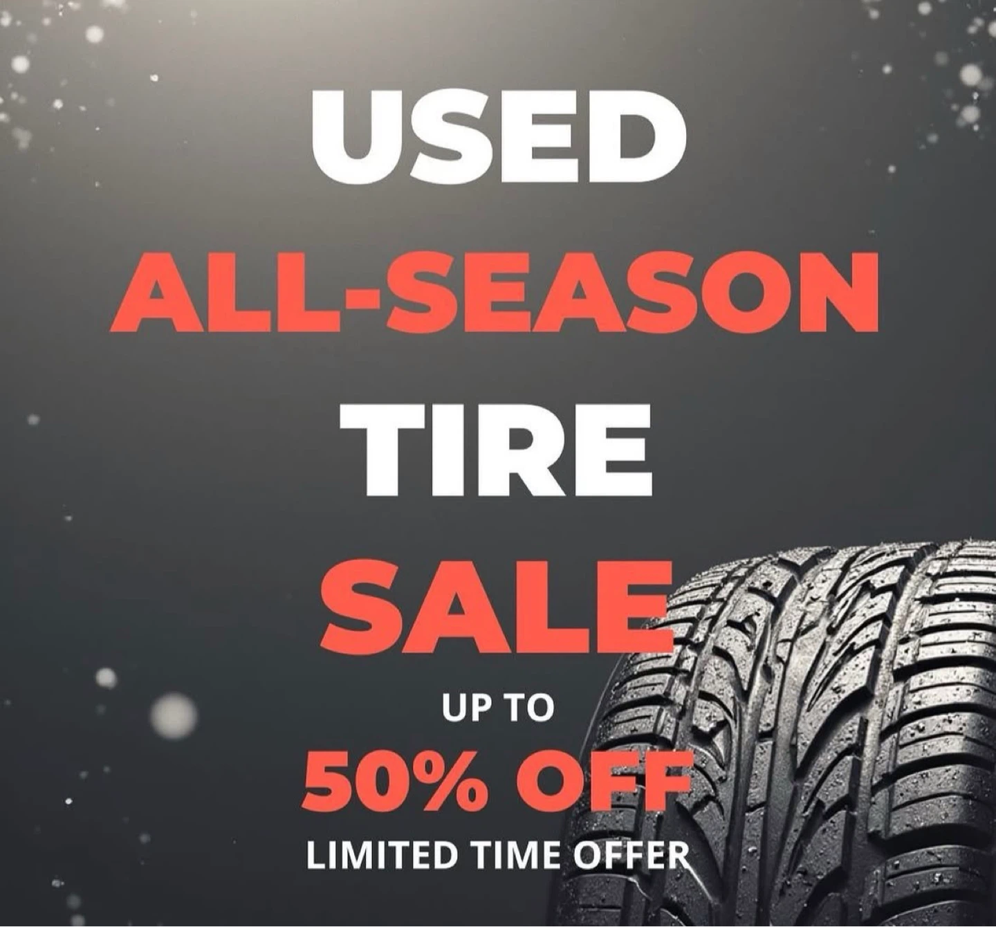 Used tires available for sale from 25$