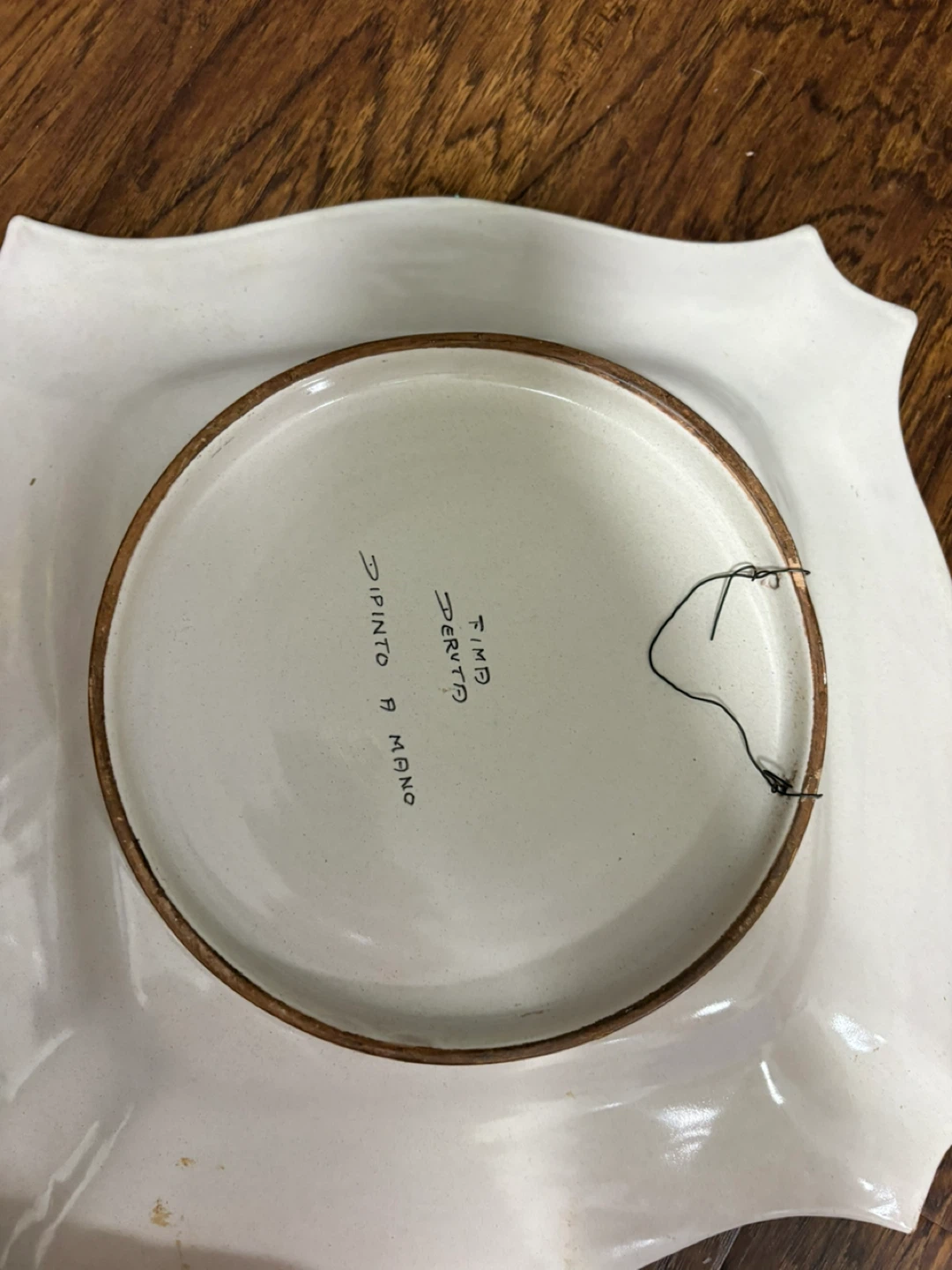 Hand-Painted Decorative Plate with Landscape Scene - photo 2