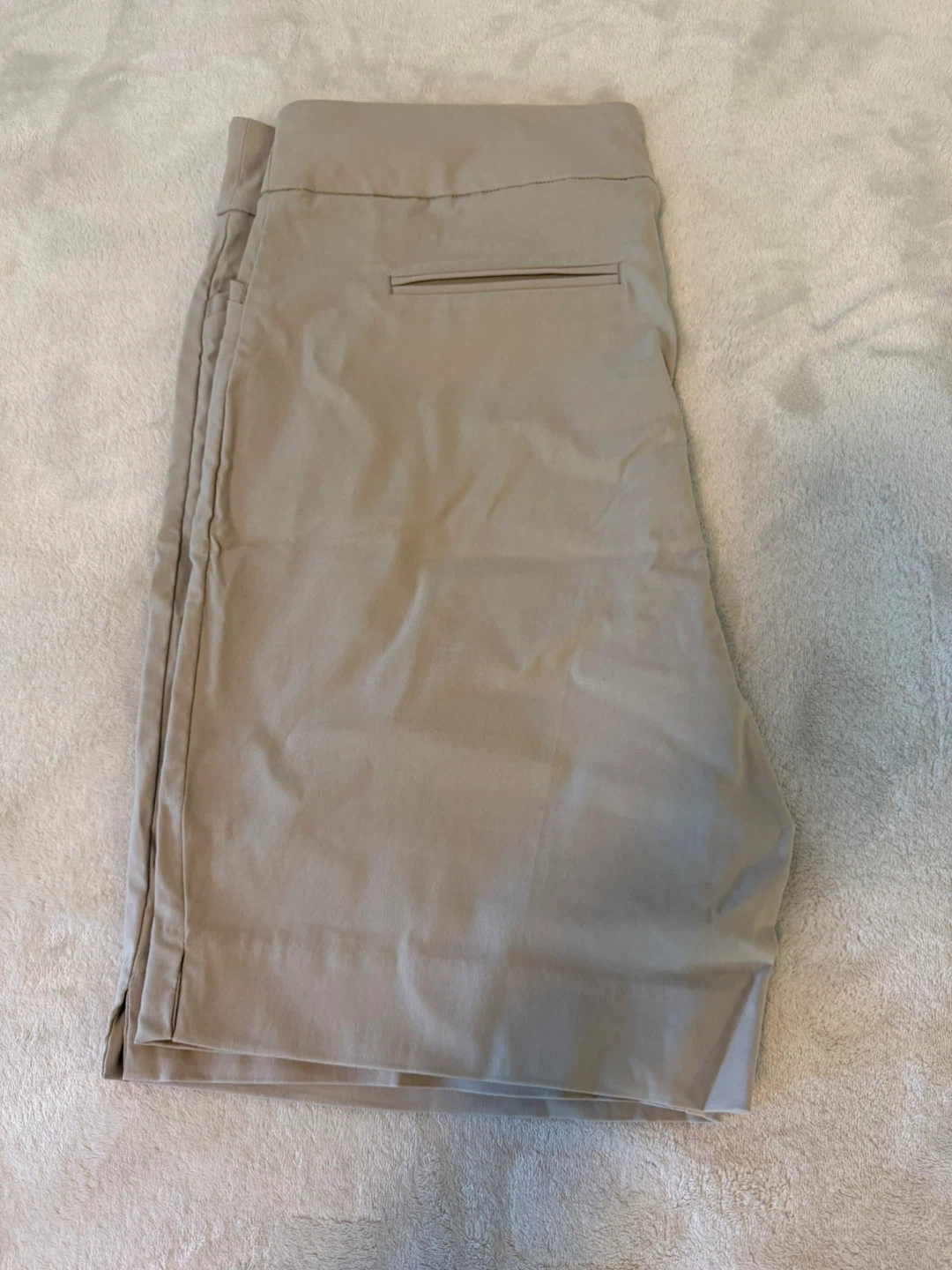 HILARY RADLEY Women's Beige Shorts Size 14 - photo 2