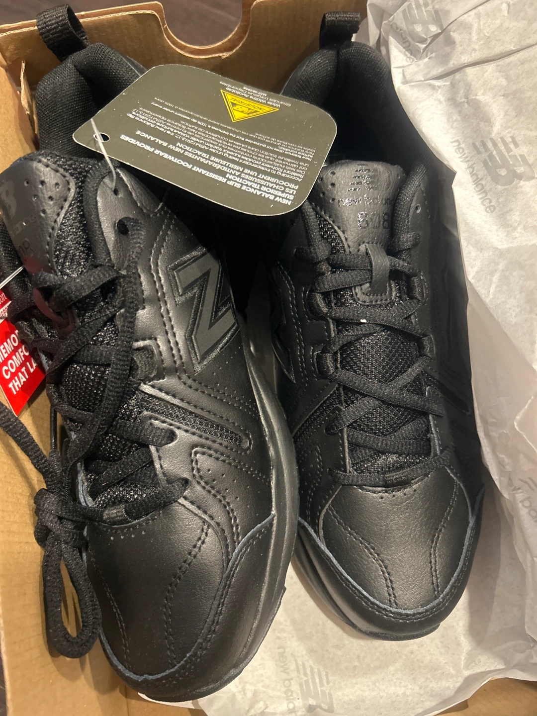 New Balance WX608ABS Women's Training Shoes Size 8.5 Black