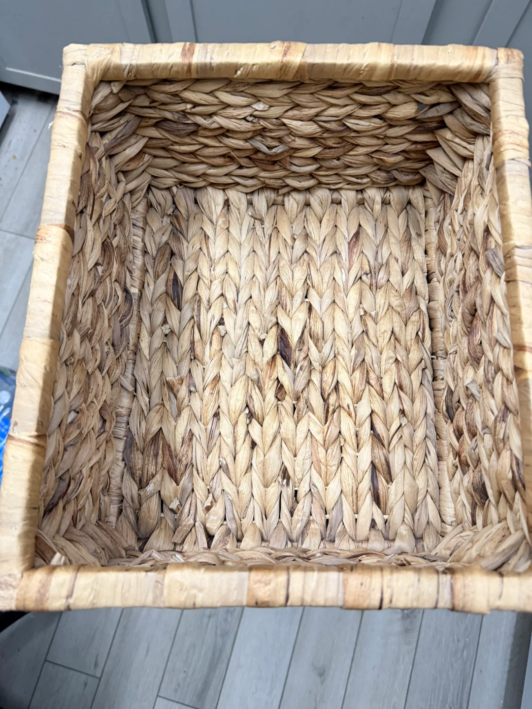 Office Star Seabrook 3 Tier Storage Unit with Wicker Baskets - photo 3