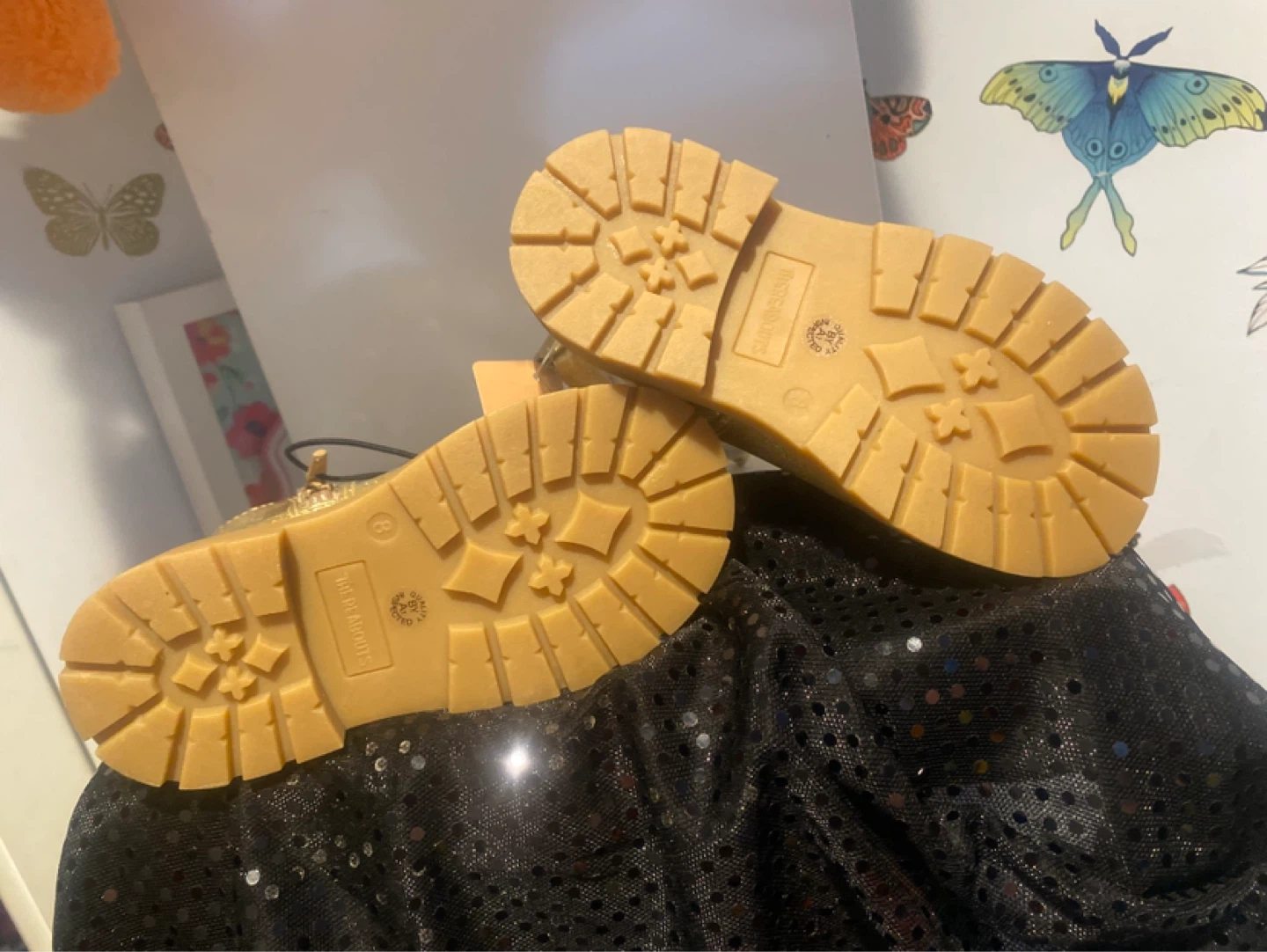 Thereabouts Gold Glitter Boots - photo 5