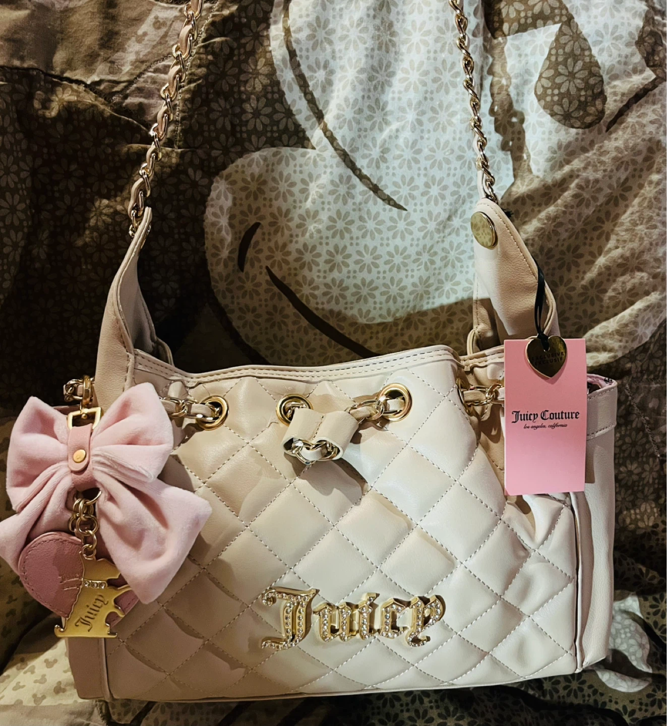 Juicy Couture Fashion Icon Bucket Bag - Sandstone