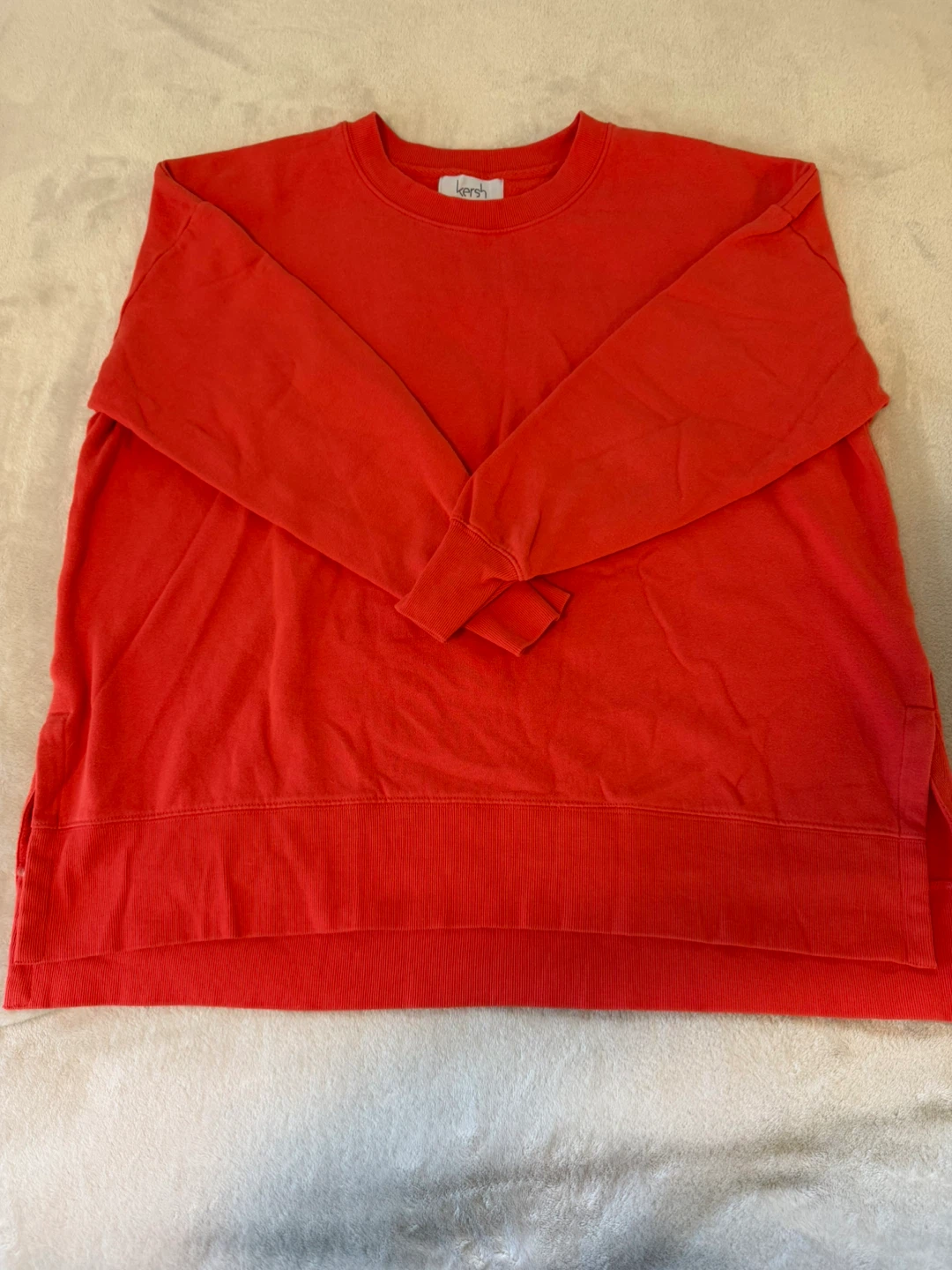 Kersh Orange Crewneck Sweatshirt - XL