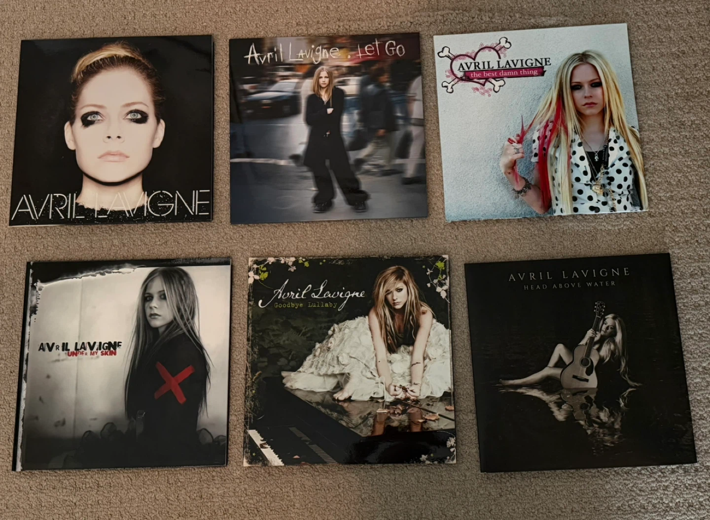 6 Avril Lavigne  vinyl Records