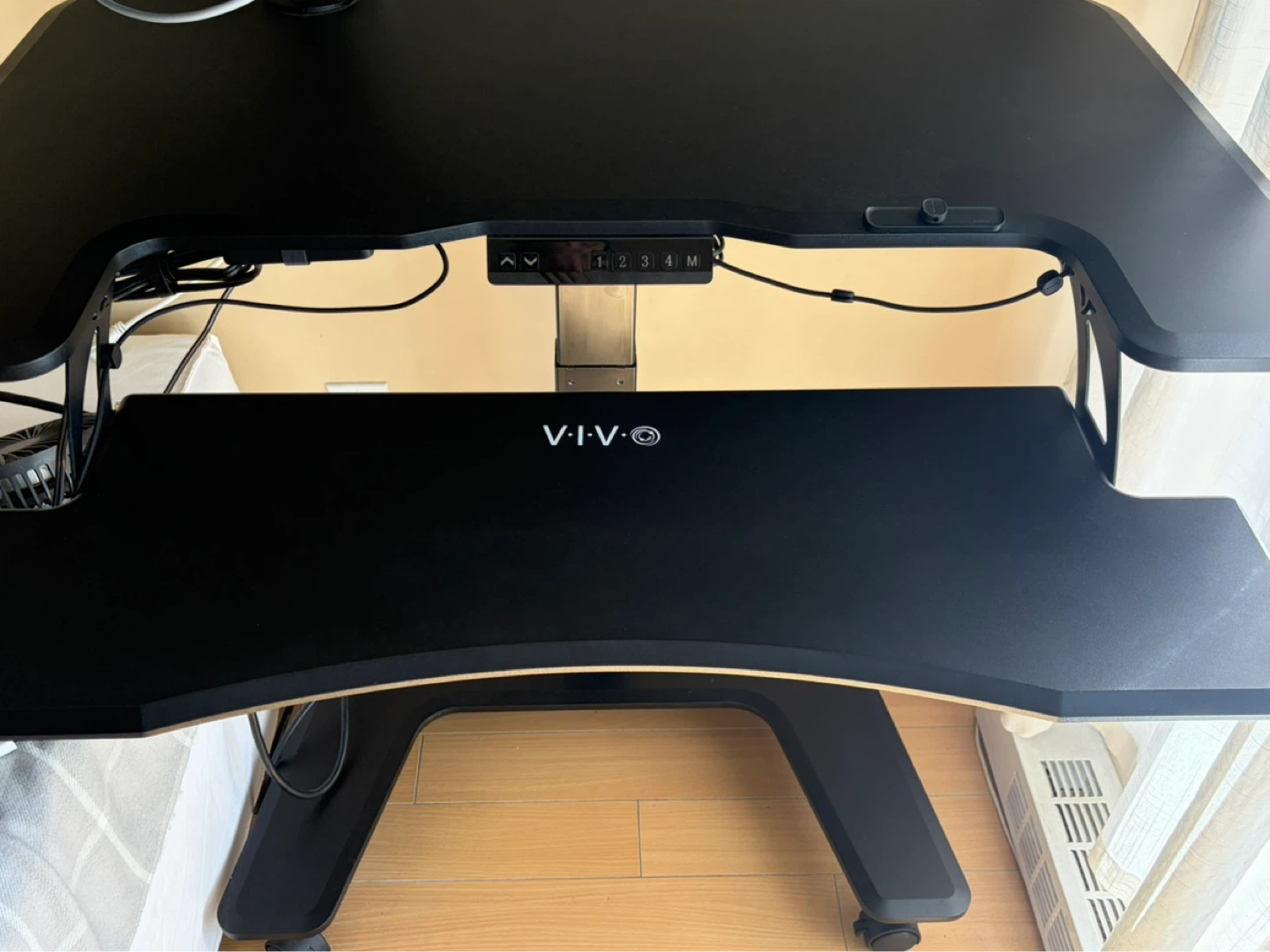 VIVO Motorized Compact Standing Desk