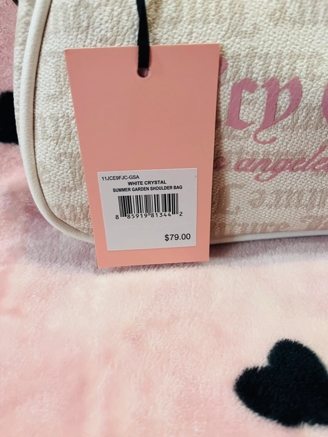 Juicy Couture White Crystal Summer Garden Shoulder Bag - photo 3
