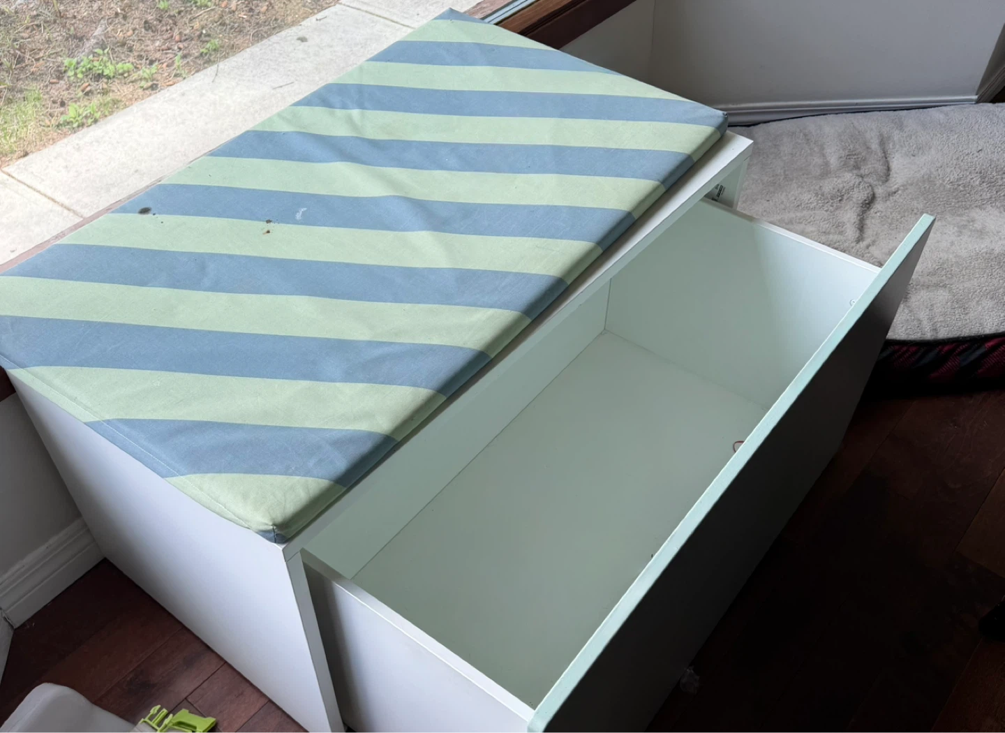 Storage Bench with Padded Seat
