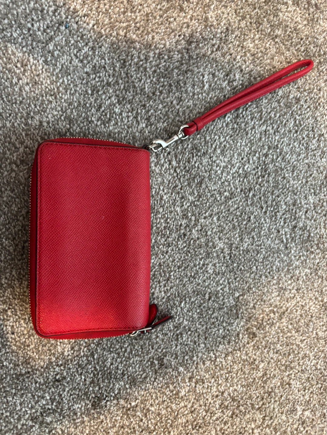 Coach Red Leather Wristlet Wallet - photo 4