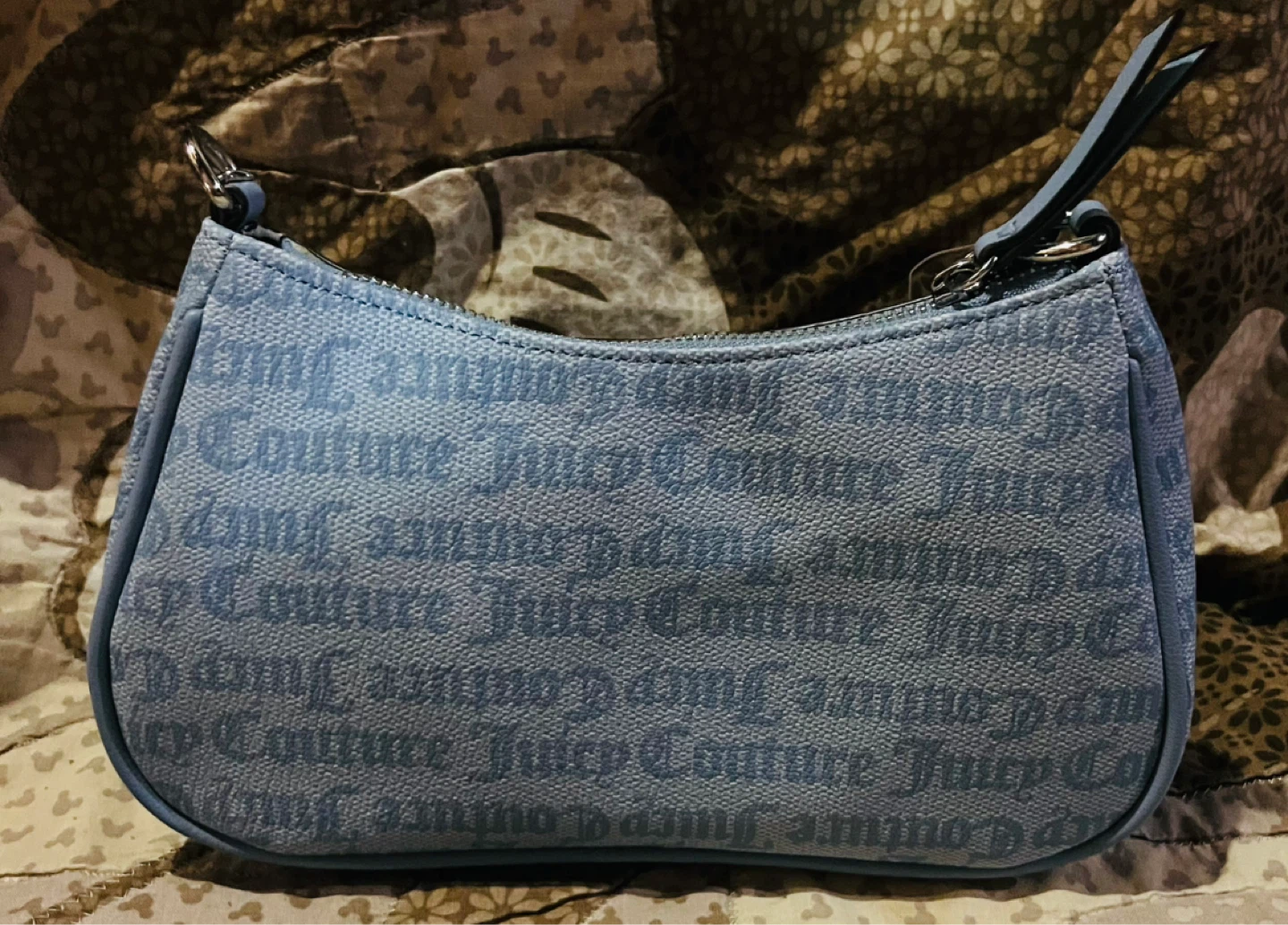 Juicy Couture Blue Logo Shoulder Bag - photo 4
