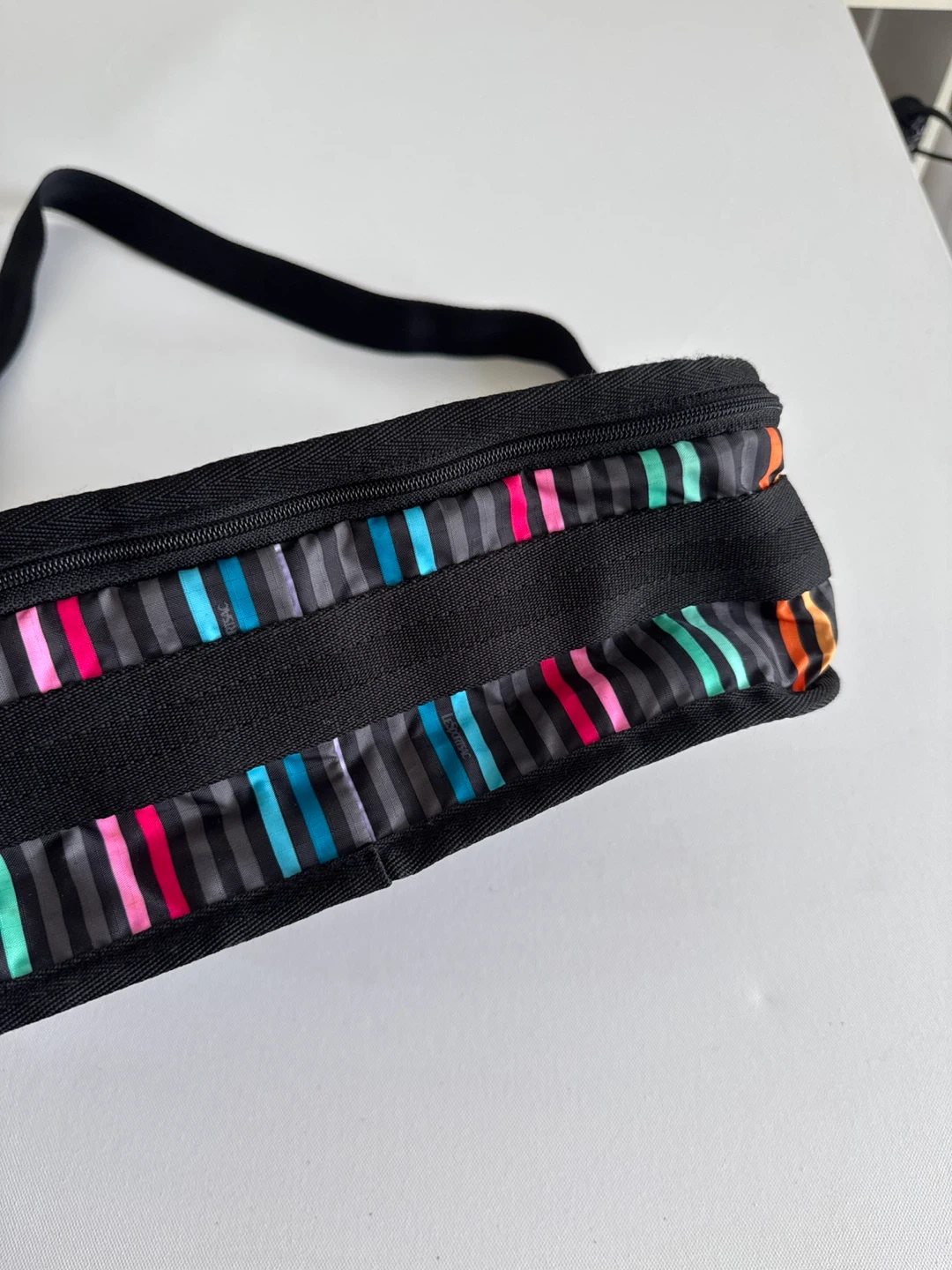 LeSportsac Striped Messenger Bag with Pouch - photo 3