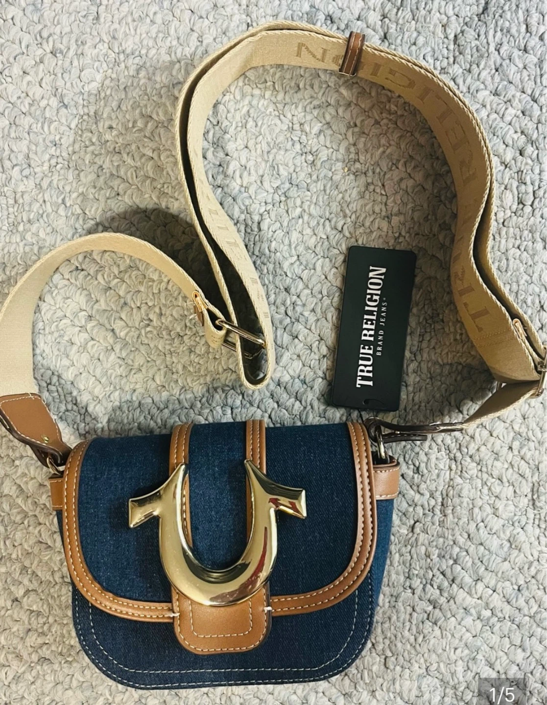 True Religion Denim Crossbody Bag