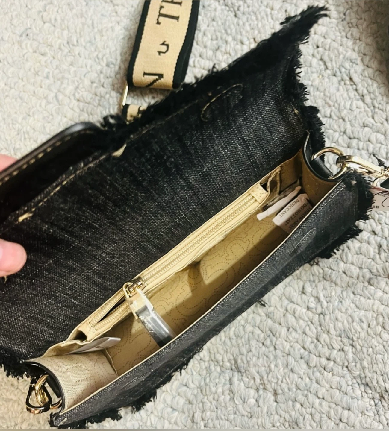 True Religion Denim Crossbody Bag with Logo Strap - photo 2