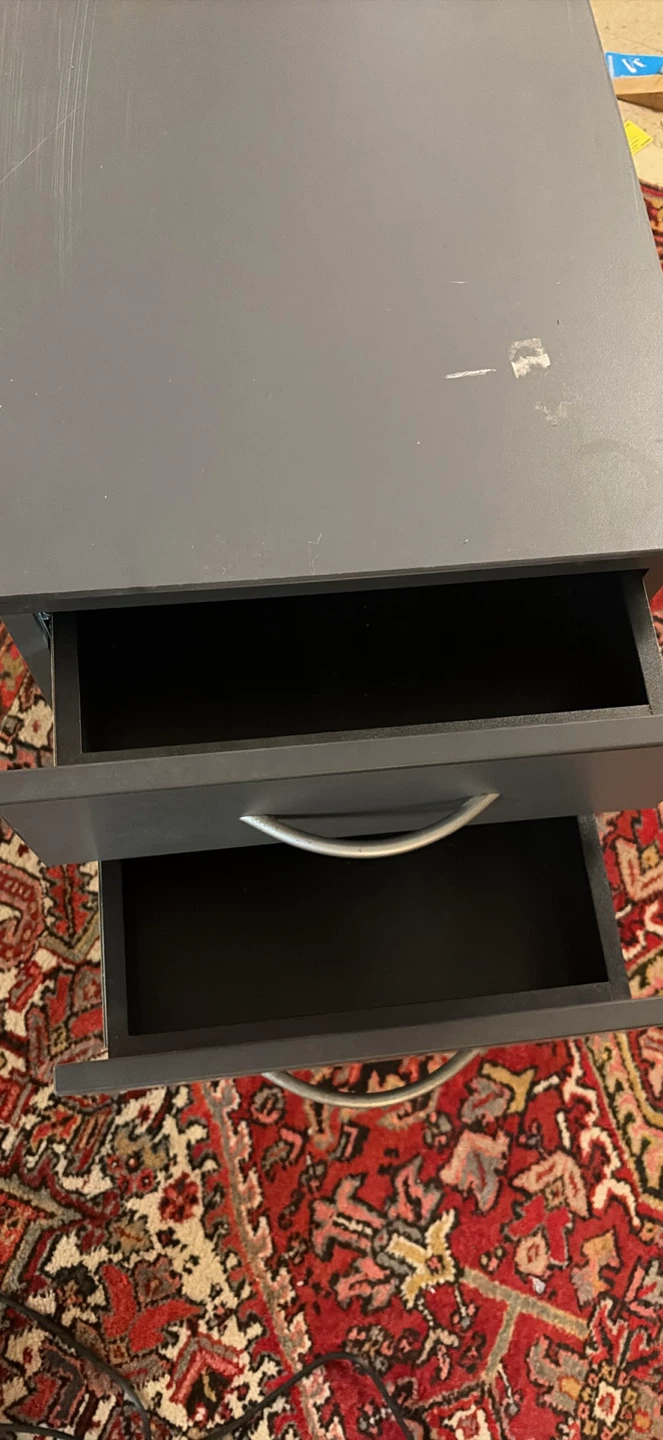 Grey 3-Drawer Filing Cabinet - photo 5