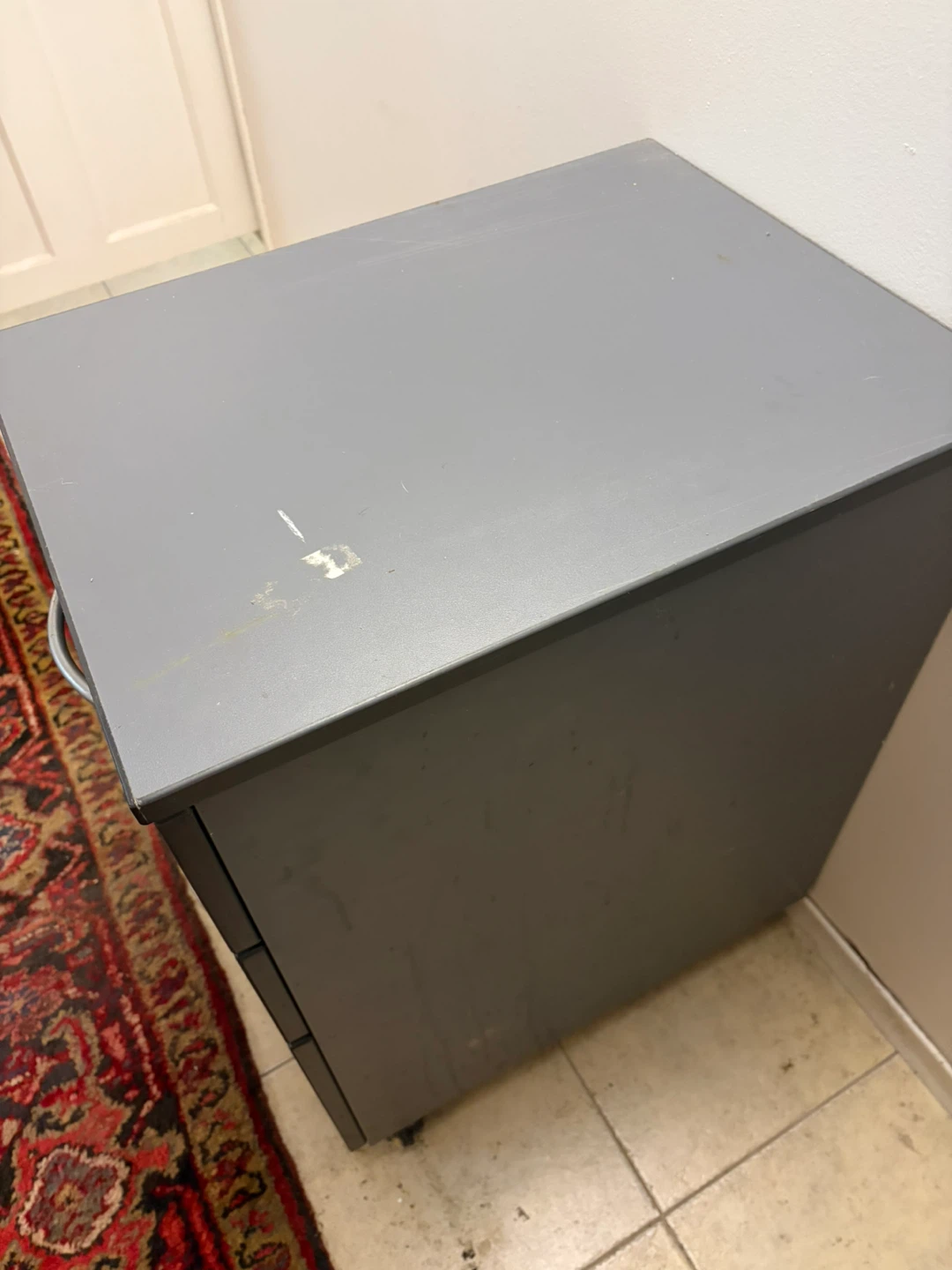 Grey 3-Drawer Filing Cabinet - photo 3