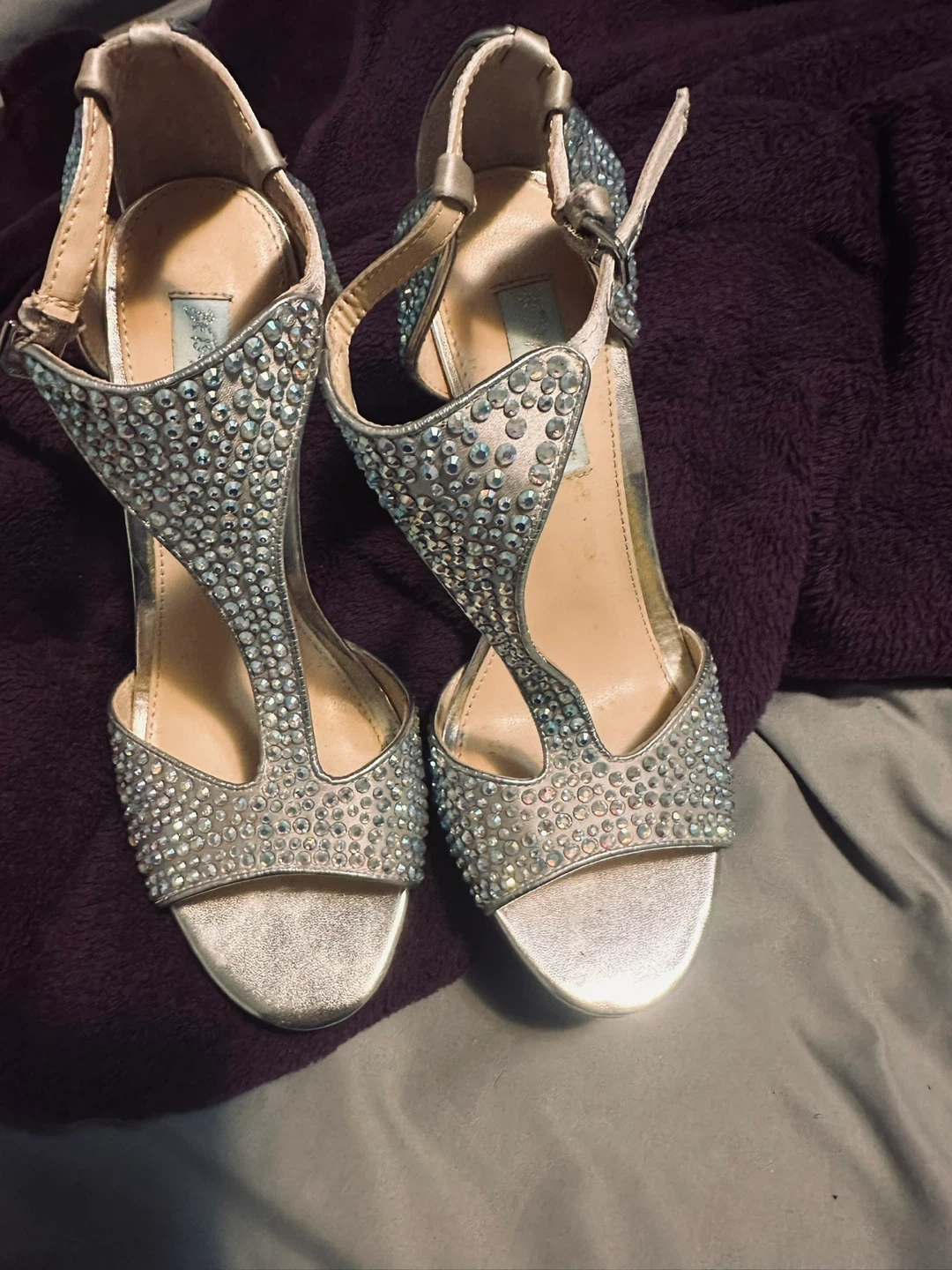 Betsy Johnson Sparkly Heels - photo 2
