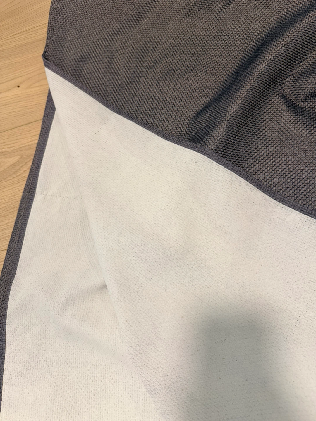 Grey linen semi black out   4 Curtain Panels - photo 2