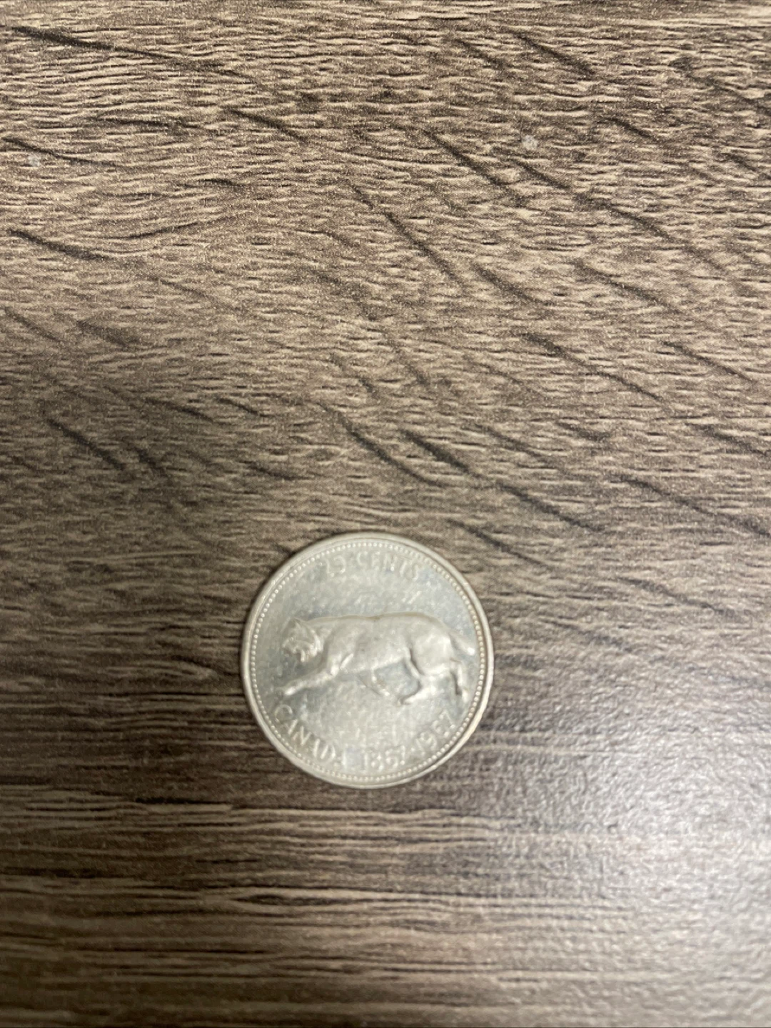 1867-1967 Canada Centennial Bobcat Quarter