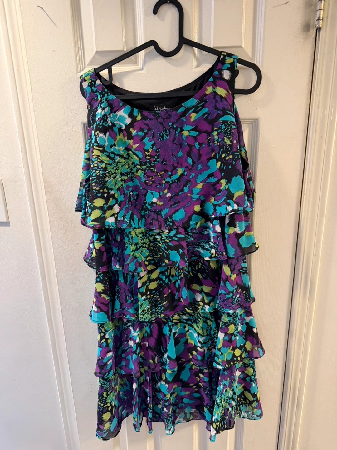 Bundle Black Burnout Shirt with Sheer Detail - photo 3