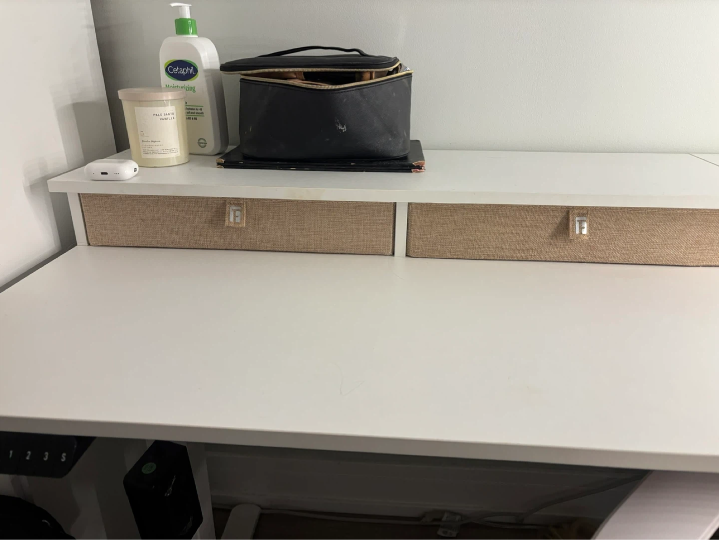 FEZIBO L-Shaped Standing Desk with LT1 Frame - White 63" x 48" - photo 4