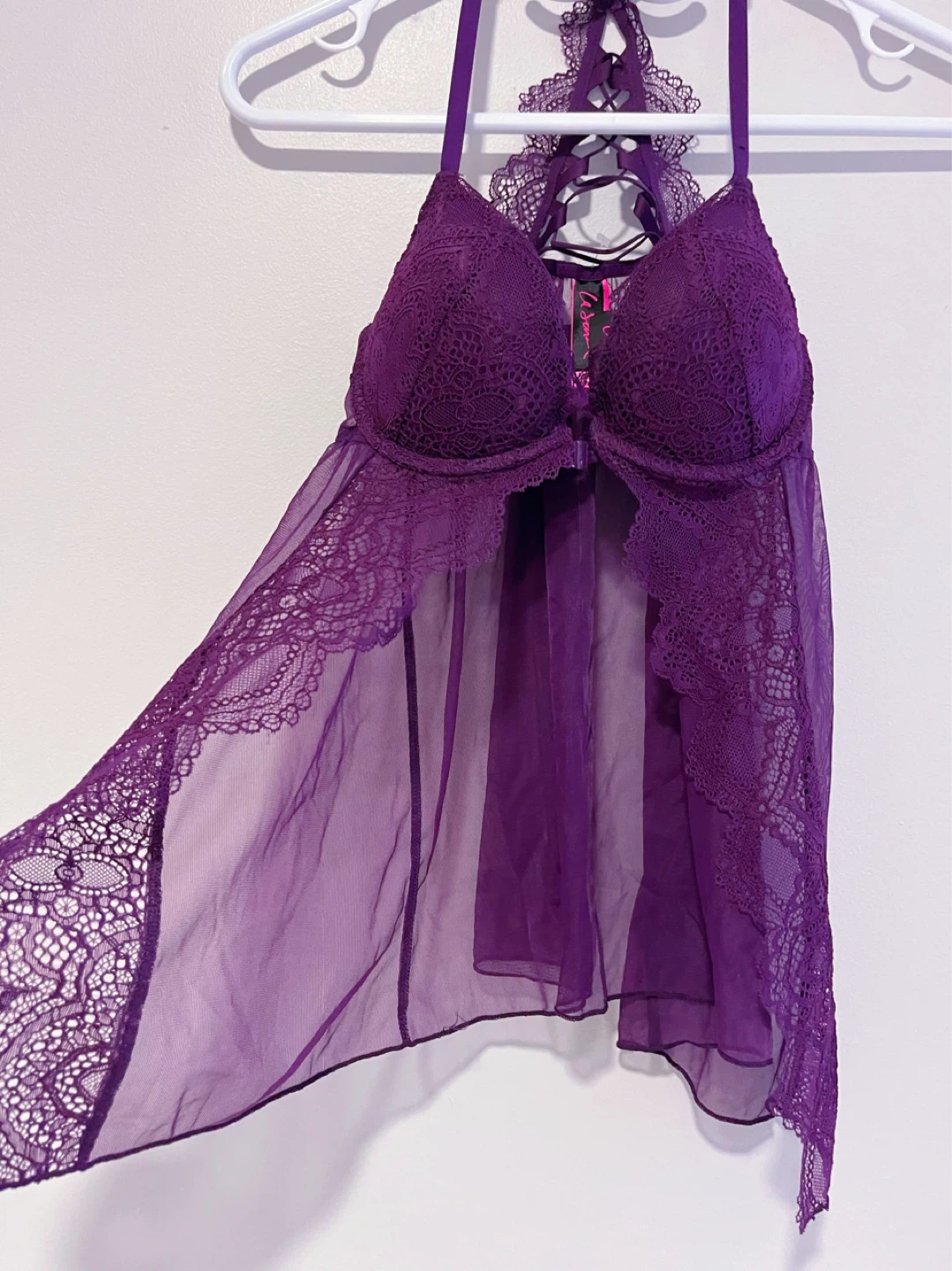 La Senza Purple Lace Babydoll - photo 2