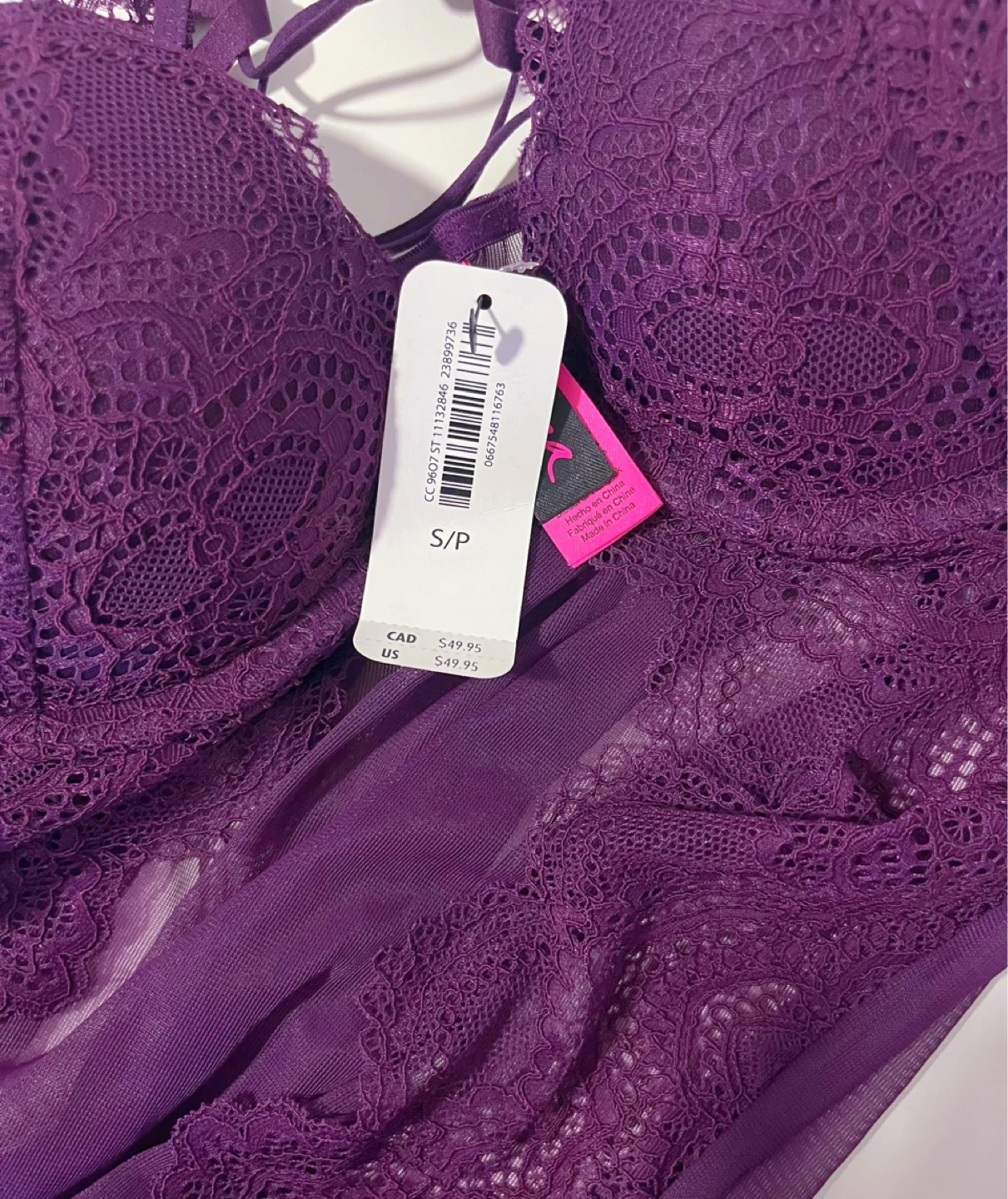 La Senza Purple Lace Babydoll - photo 3