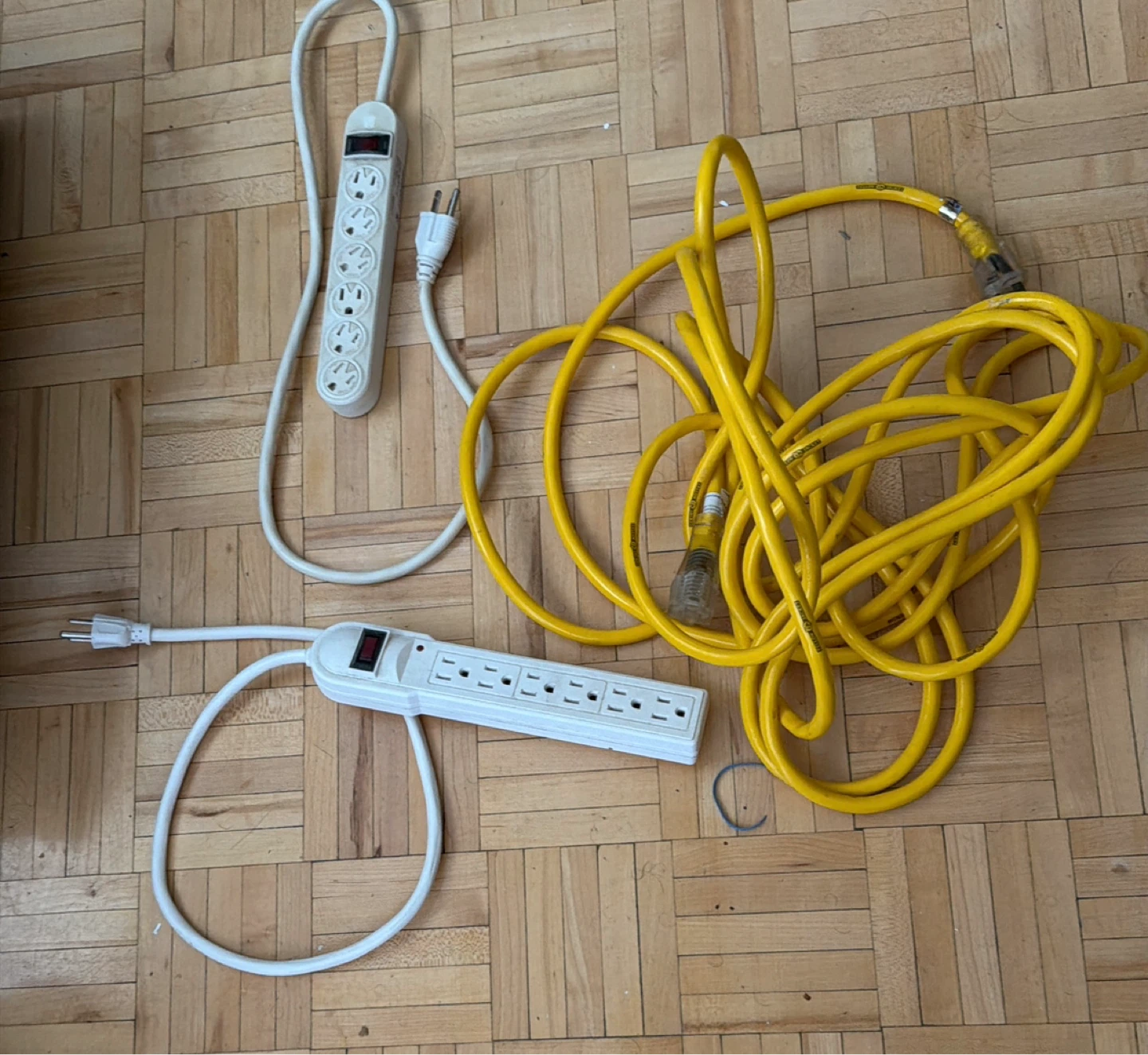 Power Strip and Extension Cord Set