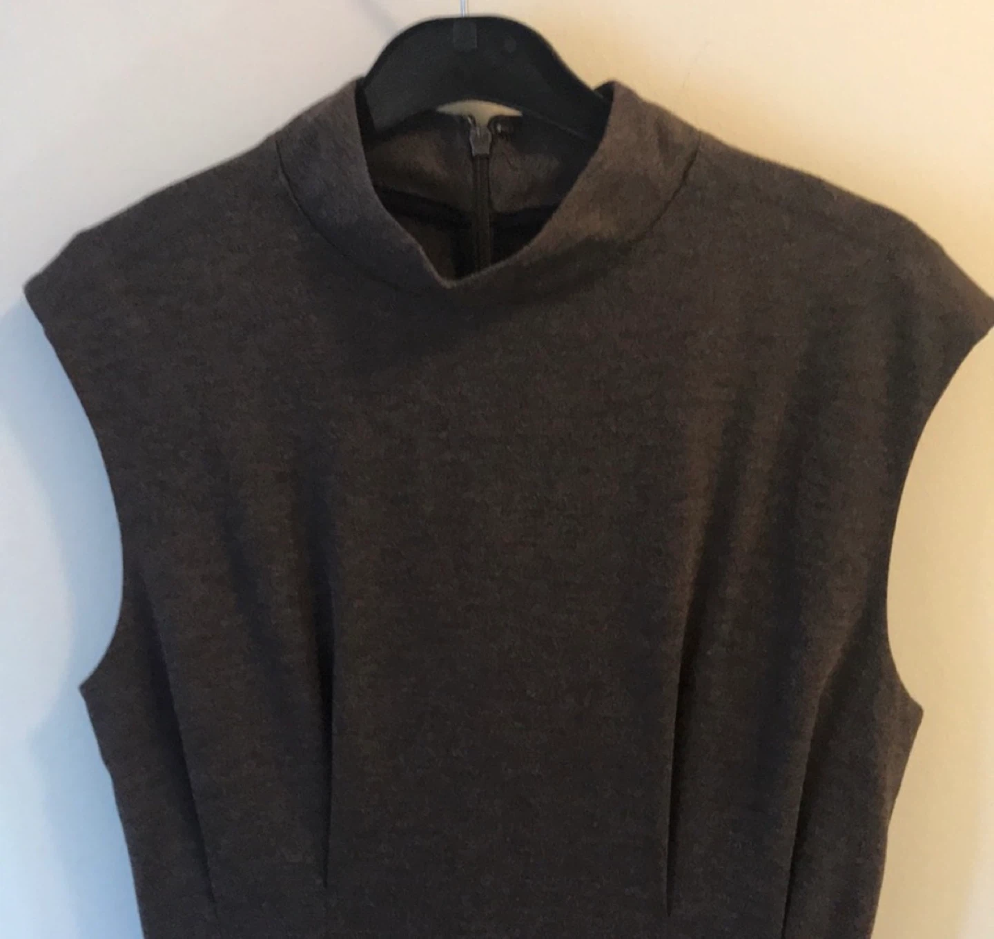 Banana Republic Mock Neck Dress - Size S - Dark Brown - photo 3