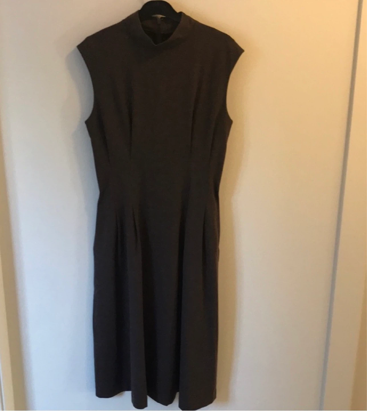 Banana Republic Mock Neck Dress - Size S - Dark Brown - photo 2