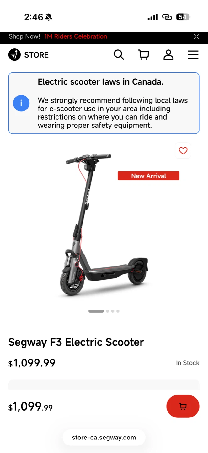 Segway Ninebot F3 Electric Scooter - photo 2