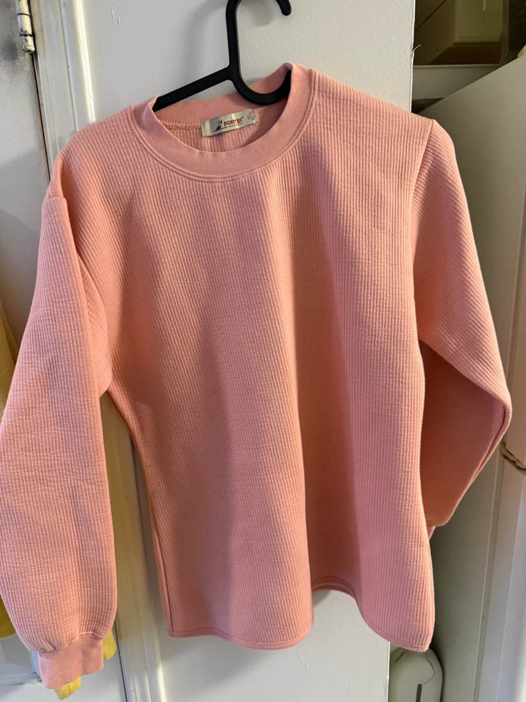 Pink Jacket, Pink Sweater, Yellow Old Navy Hoodie - photo 4