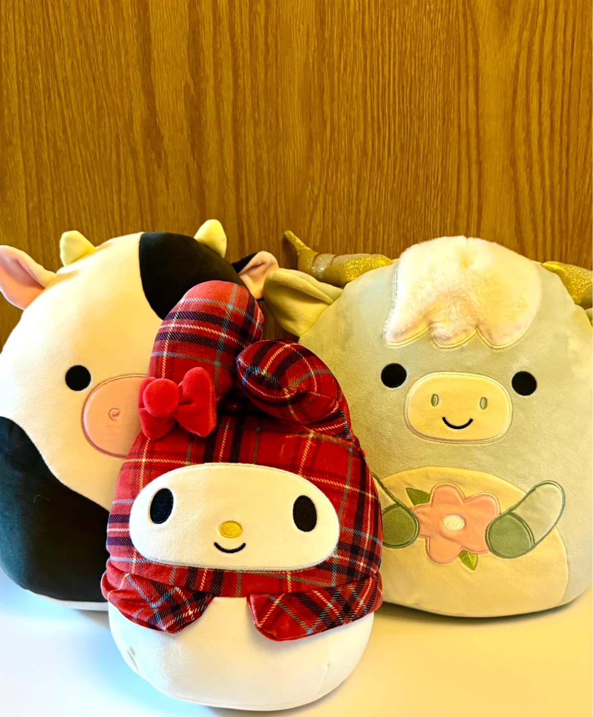 Squishmallows Plush Lot - Cows and My Melody - photo 2