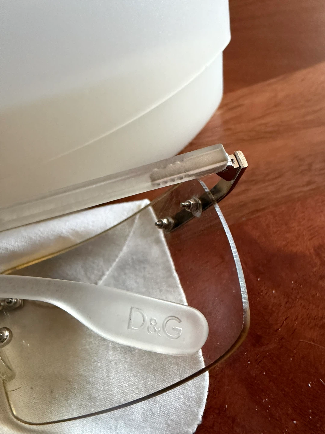 D&G Dolce & Gabbana Rimless Sunglasses with Case - photo 3